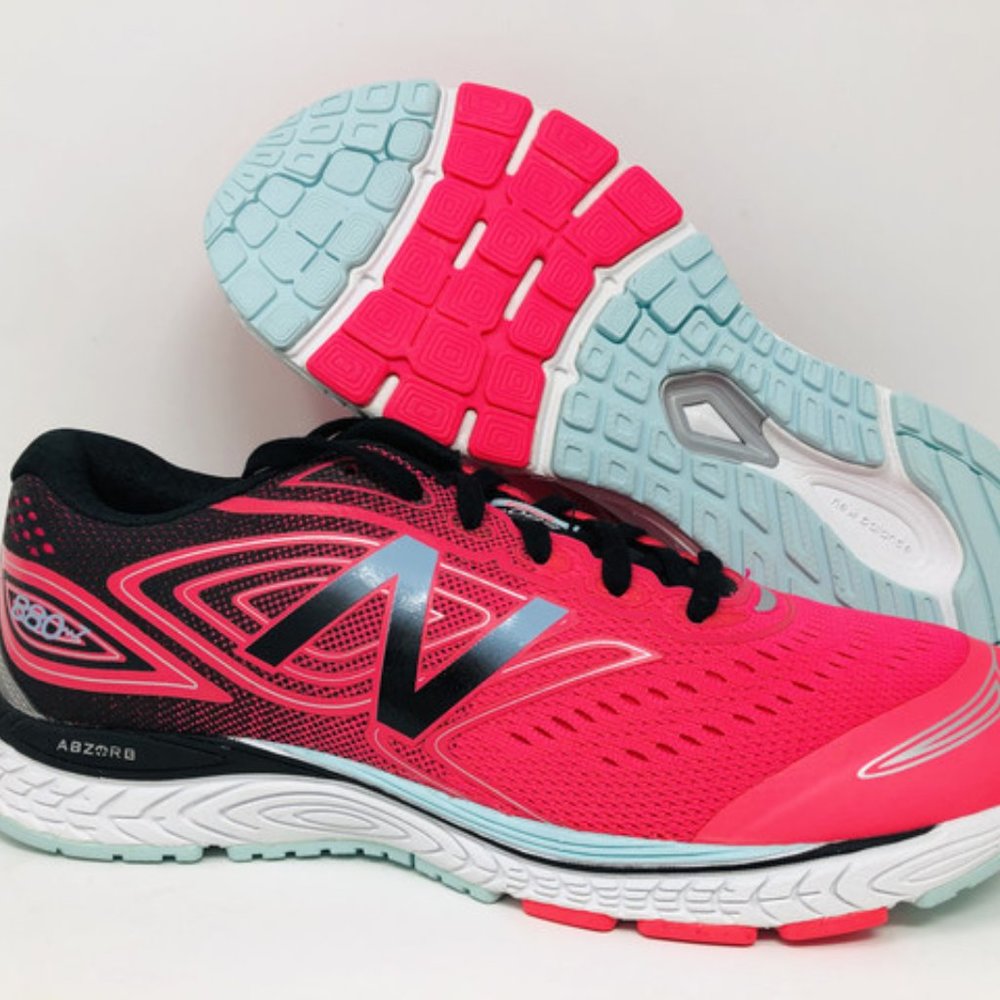 New Balance Kid's 880 V7 Running Shoe, Pink/Black